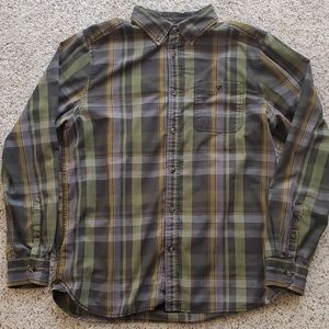 The north face long sleeve plaid